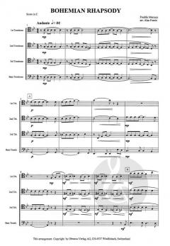 Bohemian Rhapsody von Freddie Mercury für Posaunen Quartett im Alle Noten Shop kaufen