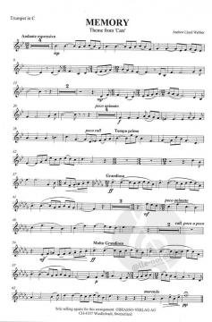 Memory Theme from 'Cats' von Andrew Lloyd Webber 