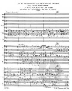 Wachet auf, ruft uns die Stimme (Heinz Werner Zimmermann) 