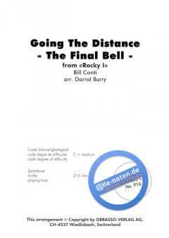 Going The Distance (Bill Conti) 