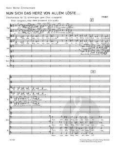 Nun sich das Herz von allem löste (Heinz Werner Zimmermann) 