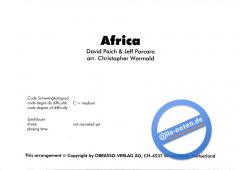 Africa von David Paich 