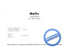 Hello von Lionel Richie 