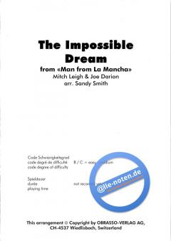 The Impossible Dream (Mitch Leigh) 