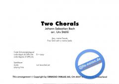 Two Chorals (Johann Sebastian Bach) 