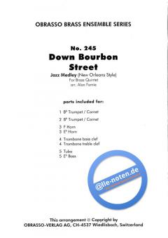 Down Bourbon Street Jazz Medley 