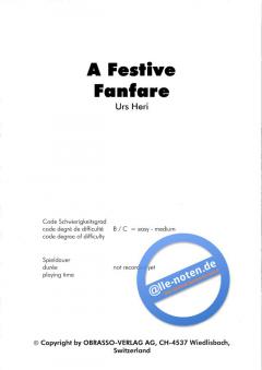 A Festive Fanfare (Urs Heri) 