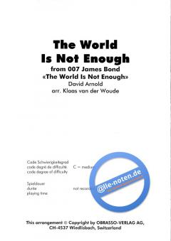 The World Is Not Enough (David Arnold) 