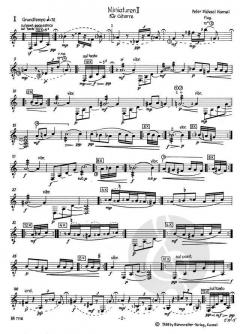 Miniaturen II von Peter Michael Hamel 