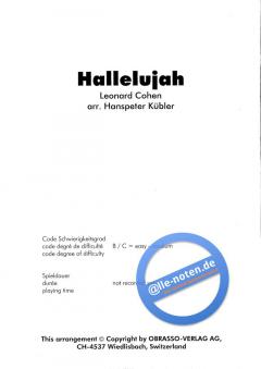 Hallelujah (Leonard Cohen) 