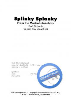 Splinky Splanky From The Musical 'Jukebox' (Goff Richards) 