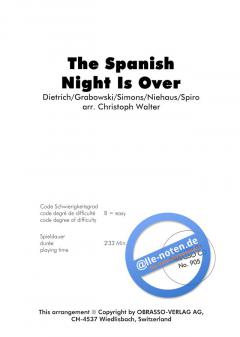 The Spanish Night Is Over (Bernd Dietrich) 