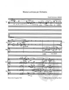 Musica luminosa per orchestra von Rudolf Kelterborn 