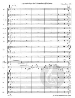 Zweites Konzert von Günter Bialas für Violoncello und Orchester (1992) im Alle Noten Shop kaufen (Partitur)