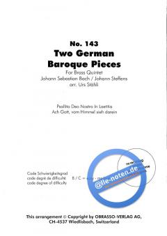 Two German Baroque Pieces (Johann Sebastian Bach) 