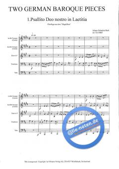 Two German Baroque Pieces (Johann Sebastian Bach) 