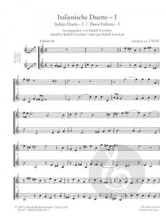 Italienische Duette, um 1730, Heft I (Rudolf Ewerhart) 