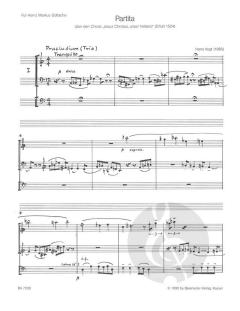Partita von Hans Vogt 