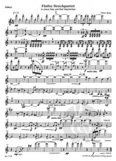 5. Streichquartett von Günter Bialas im Alle Noten Shop kaufen (Partitur)