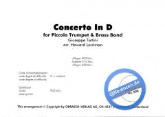 Concerto In D (Guiseppe Tartini) 