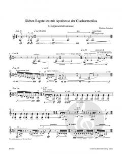 7 Bagatellen mit Apotheose der Glasharmonika von Matthias Pintscher für Bassklarinette in B im Alle Noten Shop kaufen