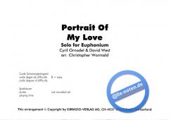 Portrait Of My Love von Cyril Ornadel 