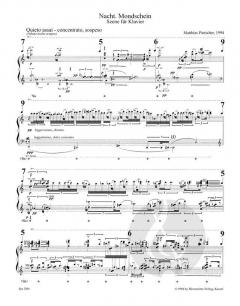 Nacht - Mondschein von Matthias Pintscher 