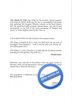 Two Moods For Tuba (Donald Swann) 