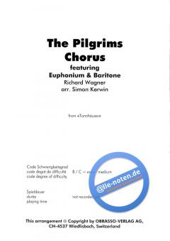 The Pilgrims Chorus From 'Tannhäuser' (Richard Wagner) 