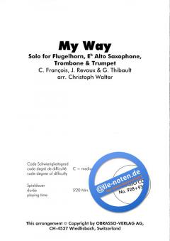 My Way (Frank Sinatra) 