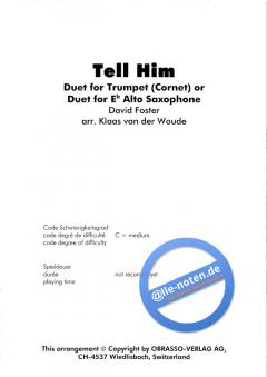 Tell Him von David Foster 