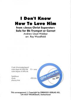 I Don't Know How To Love Him (Andrew Lloyd Webber) 