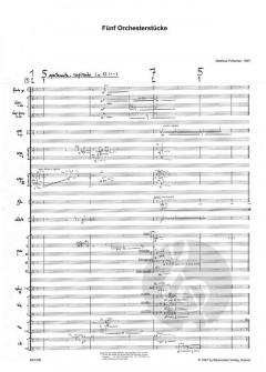 5 Orchesterstücke von Matthias Pintscher 