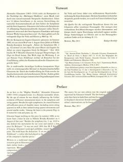 Elegie g-Moll op. 44 von Alexander Glasunow für Viola und Klavier im Alle Noten Shop kaufen - EP11327