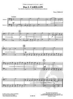 15 duos et trios d'audition von Thibault 