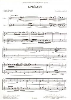 4 inventions pour 2 euphoniums (Arnaud Boukhitine) 