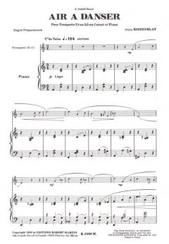 Air à danser, sib ou ut von Alain Roizenblat 