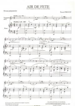 Air de fête, sib ou ut von Pascal Proust 