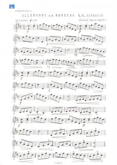 Allemande en rondeau von Giovan Battista Gervasio 
