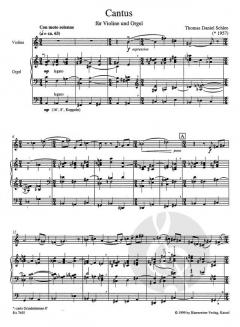 Cantus von Thomas Daniel Schlee 