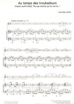 Au temps de troubadours von Yann-Edern Goas 