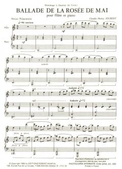 Ballade de la rosée de mai von Claude-Henry Joubert 