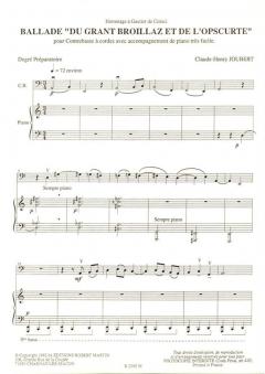 Ballade du grant broillaz et de l'opscurté von Claude-Henry Joubert 