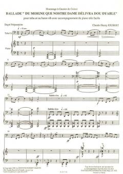 Ballade du moigne que nostre dame delivra dou dyable, ut ou sib von Claude-Henry Joubert 