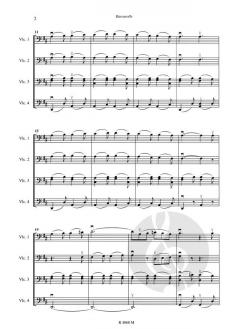 Barcarolle 'Extrait Contes d'Hoffman' pour Quatre Violoncelles von Jacques Offenbach im Alle Noten Shop kaufen