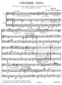 Célèbre aria von Johann Sebastian Bach 