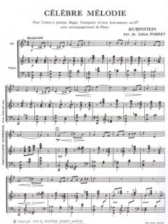 Célèbre mélodie, sib von Anton Rubinstein 