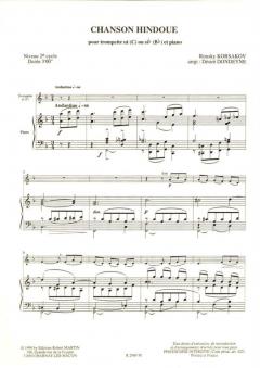 Chanson Hindoue von Nikolai Rimski-Korsakow 