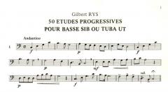 Cinquante études progressives von Gilbert Rys 