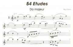 Cinquante-quatre études von Paul Fromin 